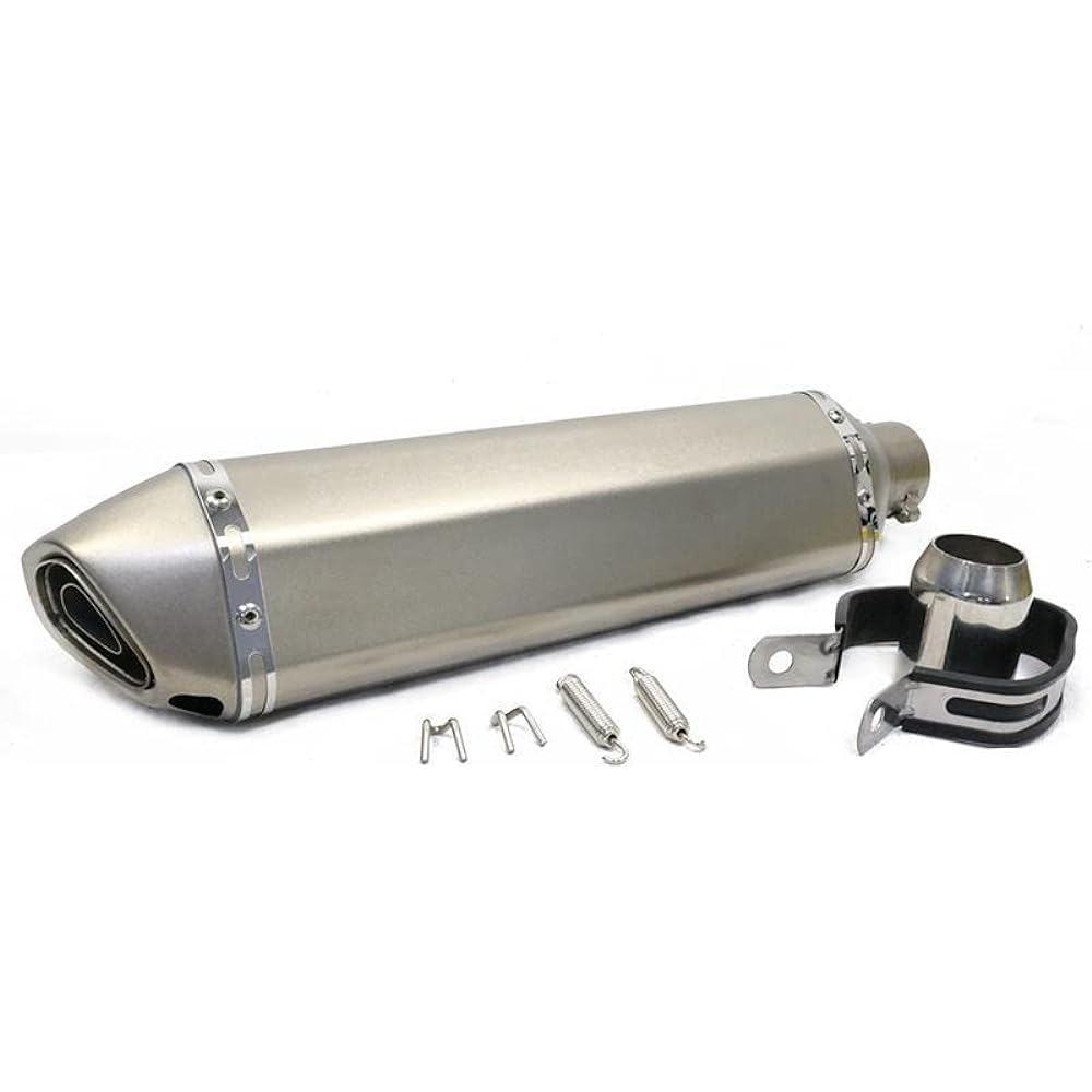 Slip-on muffler bike silencer bike muffler 50.8mm general purpose total length 470mm