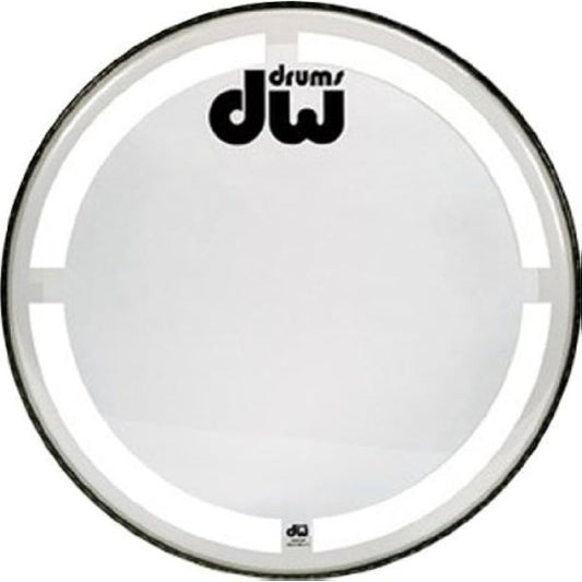 DW Coated Clear Bass Drum Head 24 inch (Parallel Import)