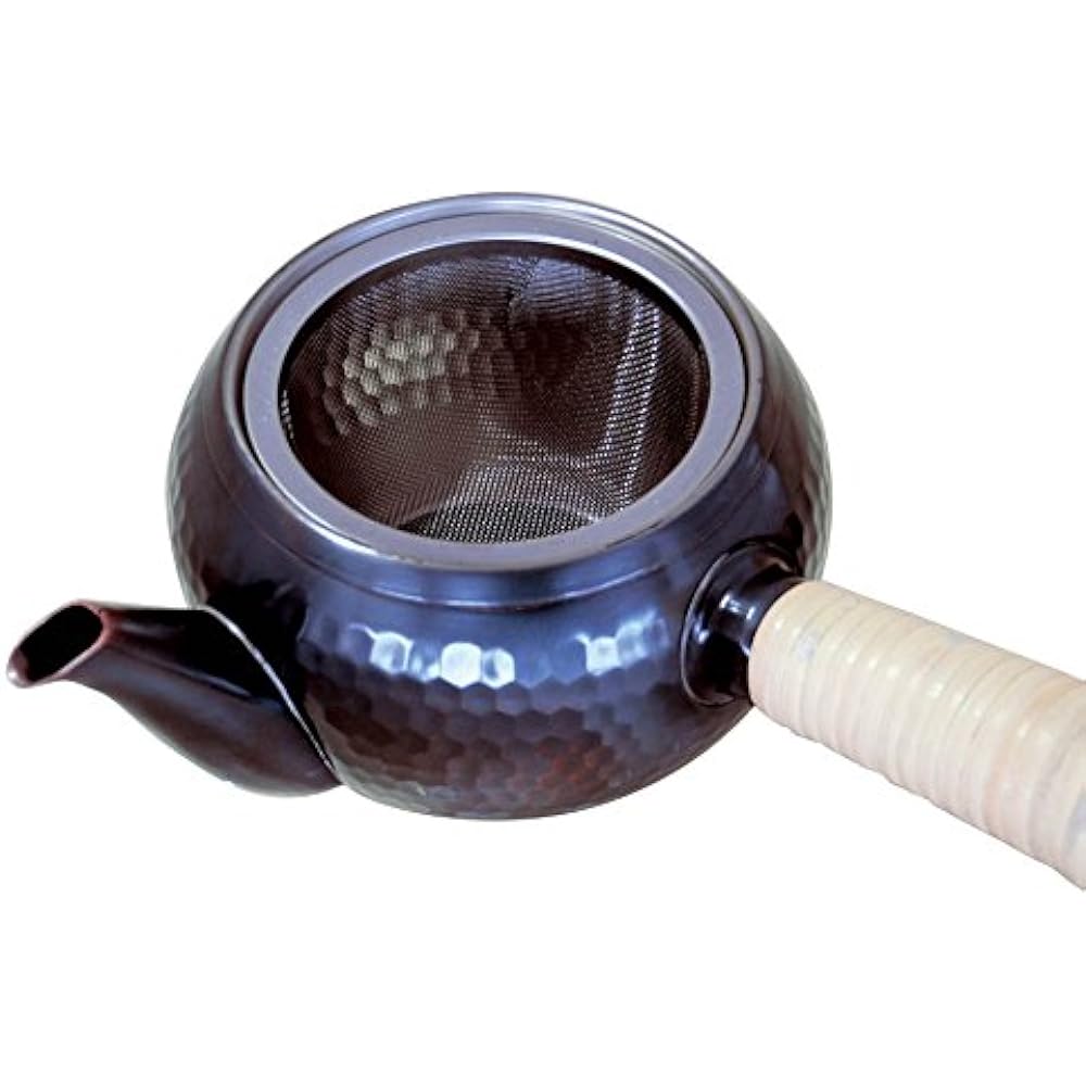 Asahi Shokuraku Kobo Yokote teapot with strainer CB526S