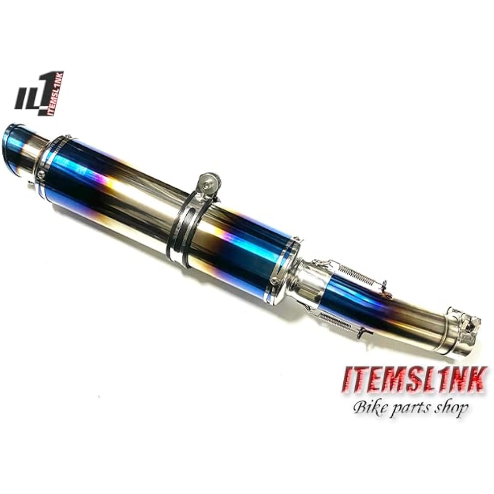 LK17-1SF Compatible with genuine exhaust pipe CB400SF NC42 Revo muffler full set Titanium grilled version Slip-on muffler with intermediate pipe