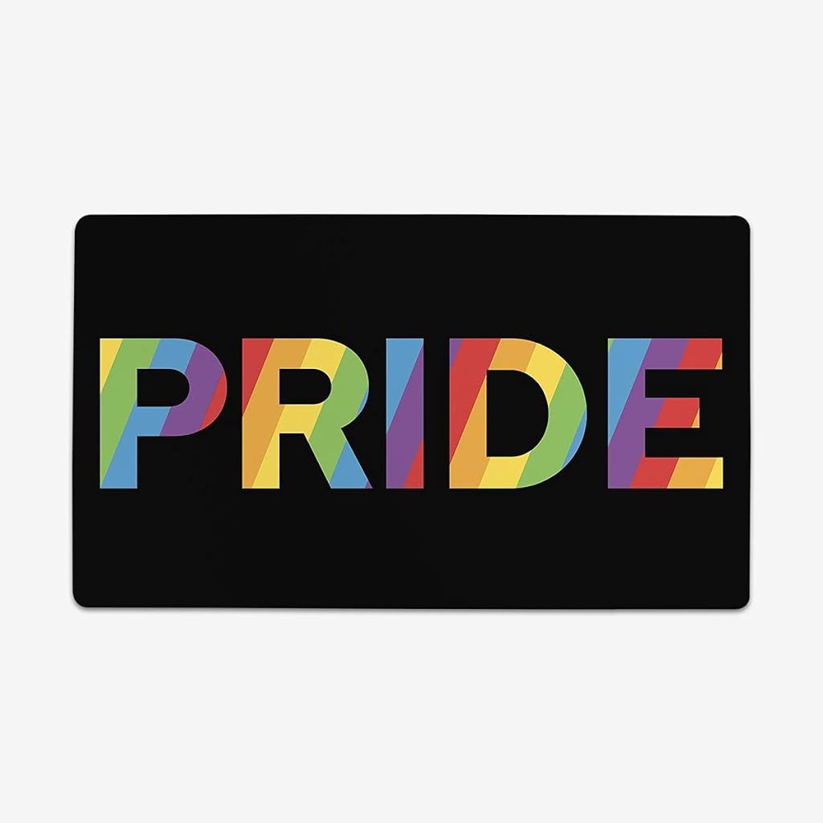 Inked Playmats Pride Black Playmat Inked Games TCG Game Mat Card Desk Mat (Ages 13 and Up)