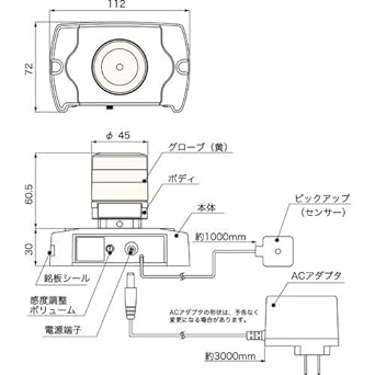 Nichie Manufacturing Co., Ltd. Telephone Sign Indicator Lamp Nikon VL04S-100PHN