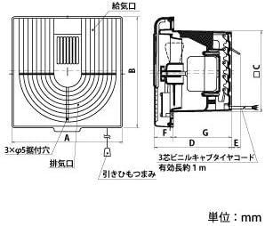 Mitsubishi Electric (MITSUBISHI ELECTRIC) Mitsubishi Electric MITSUBISHI Ventilation Fan Bathroom Ventilation Fan [V-20BL4] V-20BL4
