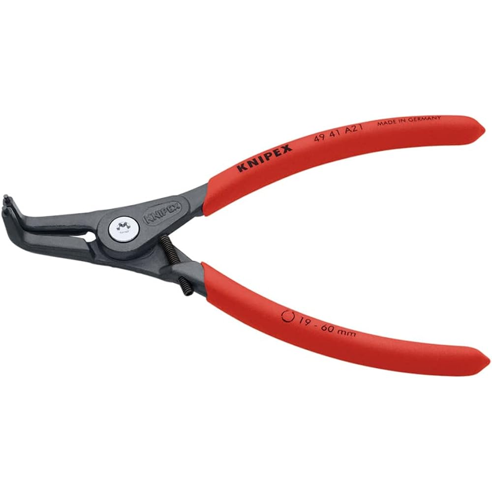 KNIPEX Precision Snap Ring Pliers for Shafts Straight 4931-A1 Straight 10-25mm