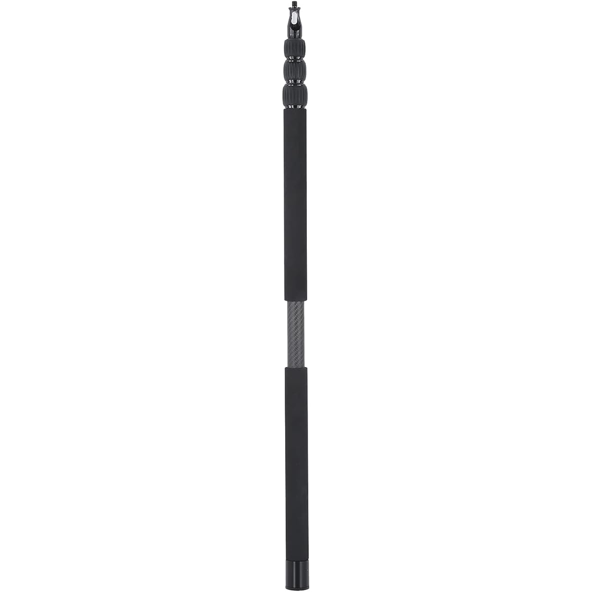 Microphone Boom Pole, 4 Section Microphone Boom Pole 3.12m Microphone Extension Boom Carbon Fiber Microphone Boom for Home Office