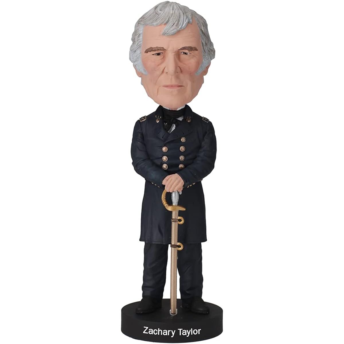 Royal Bobbles Zachary Taylor Bobblehead Premium Polyresin Lifelike Figure Uniquely Serialized Number Exquisite Detail