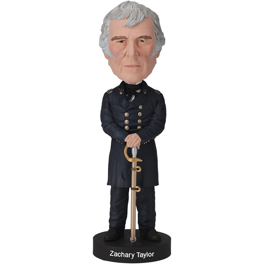 Royal Bobbles Zachary Taylor Bobblehead Premium Polyresin Lifelike Figure Uniquely Serialized Number Exquisite Detail