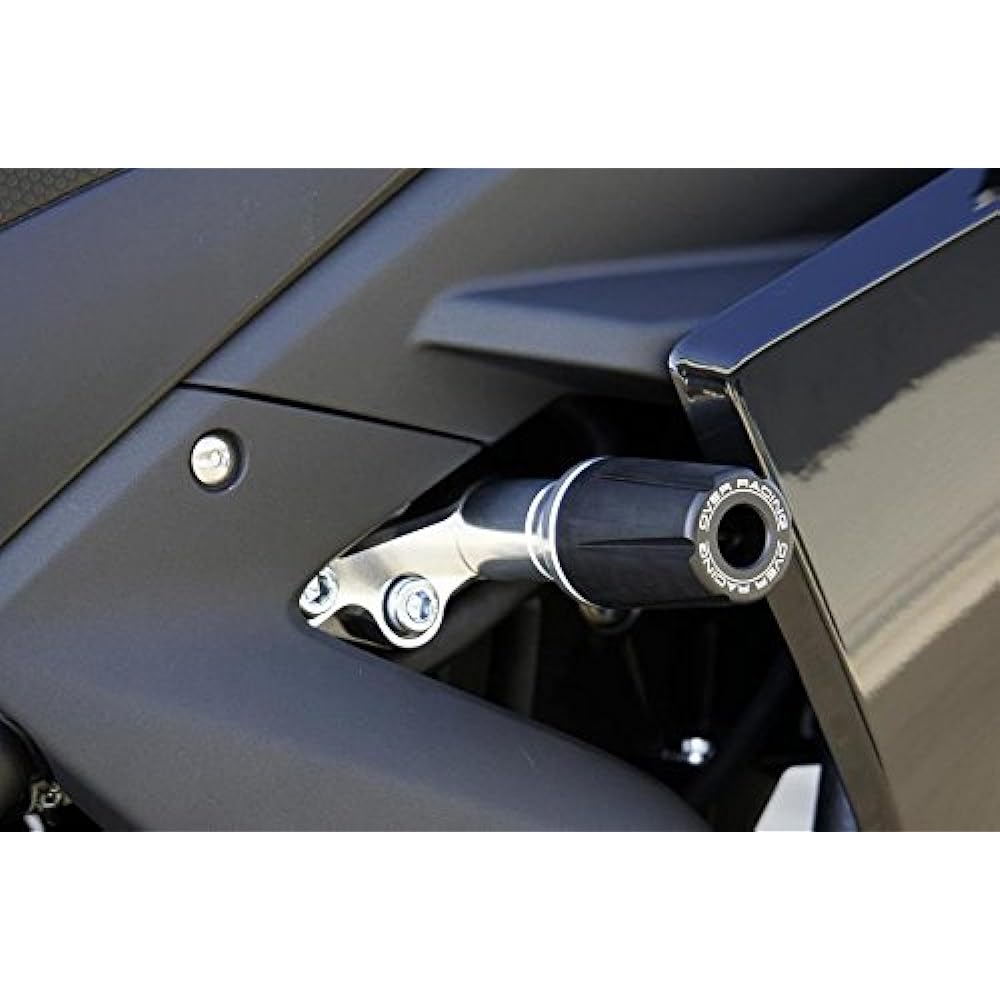 OVERRACING Racing Slider Machined Aluminum Mounting Base Bracket (Alumite Finish) Black YZF-R25/MT-25 59-35-01