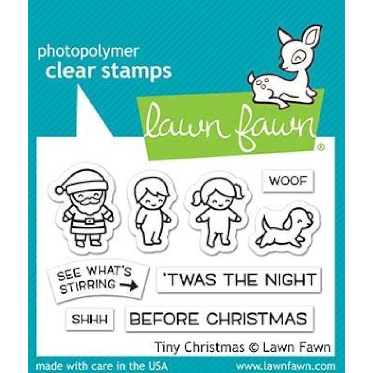 Lawn Fawn - Small Christmas Stamp Set and Die Set - 2 Item Set