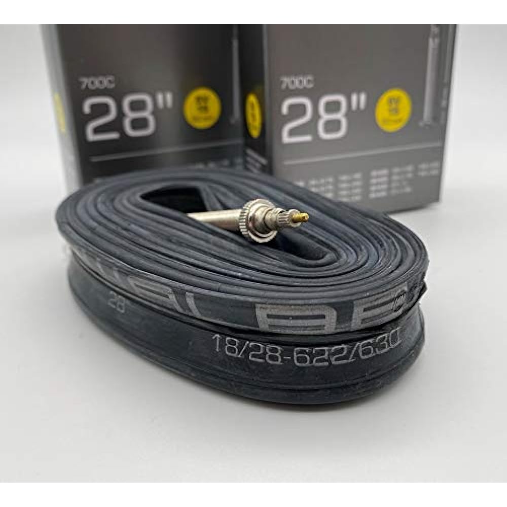 Set of 2 SCHWALBE Tube 700 x 18-28C Presta Valve 15SV Valve Length 60mm Long Valve 15SV-E.L Road Bike Bicycle [Parallel Import]