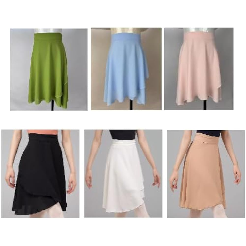 ProDance Light Brown Long Skirt Ribbon Ballet Women's Leotard PSL012N