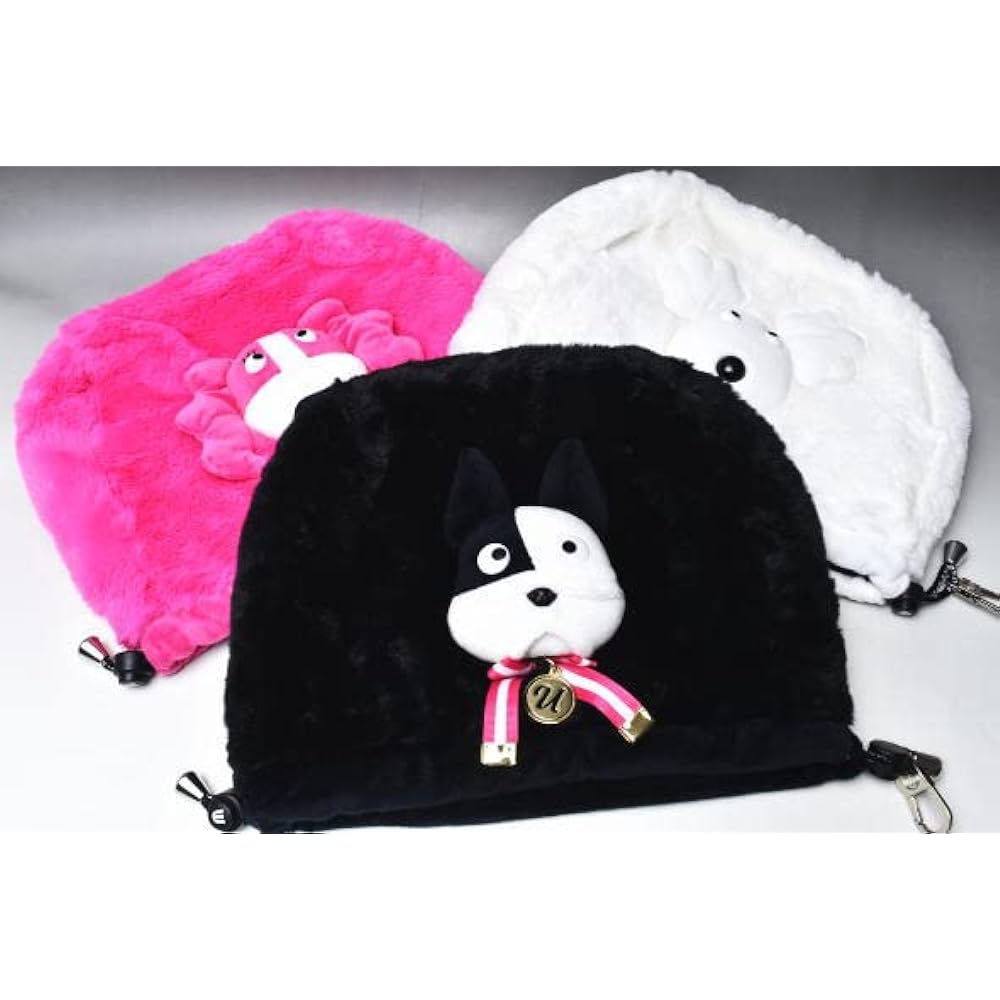 MU SPORTS Fluffy Boa Iron Cover 703H6540 Black