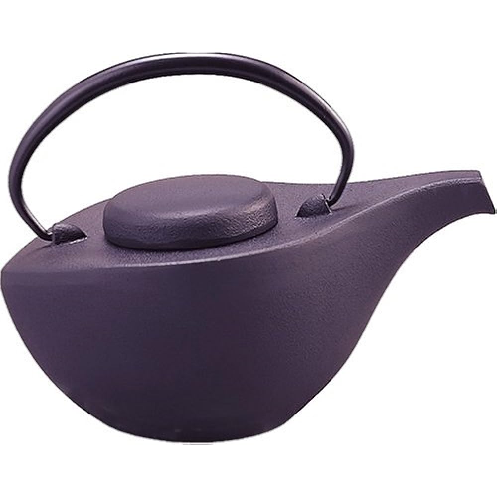 Iwachu Teapot Hikifune Matte Red Brown 0.7L Enamel Inside Nambu Ironware 12171