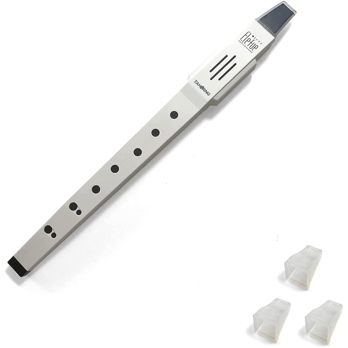 Electronic recorder Elefue EF10WH White with 3 spare mouthpieces TAHORNG