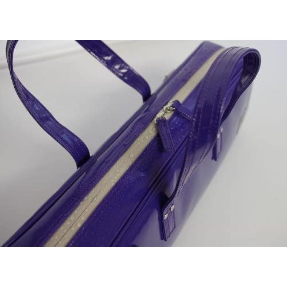 NAHOK C-tube flute & piccolo horizontal case guard "Grand Master 2/wf" Violet/White [Waterproof fabric made in Germany x special temperature control function & shock absorbing material + waterproof zipper] Fabric from Germany, Made in Japan..
