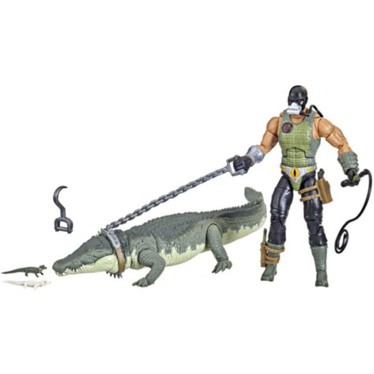 G.I. Joe Classified Series Crocomaster & Fiona Action Figures 38 Pieces Premium Collectible Toys with Accessories 6 Inch Scale Custom Packaging Art