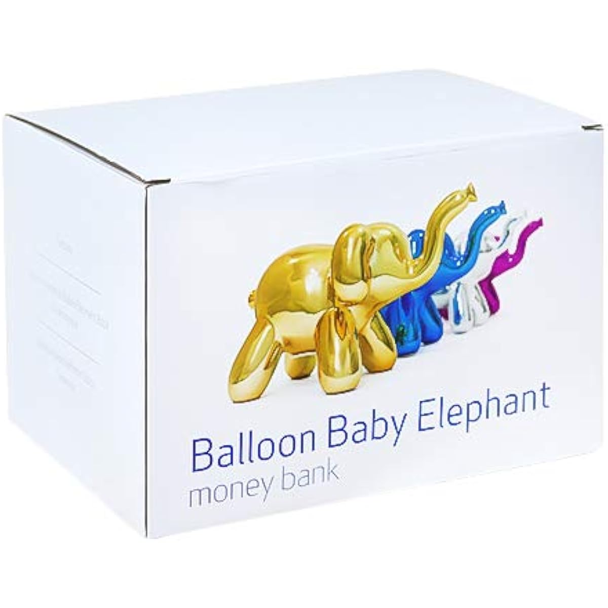 Made by Humans 2 Balloon Piggy Bank Elephant Baby Gold 00008