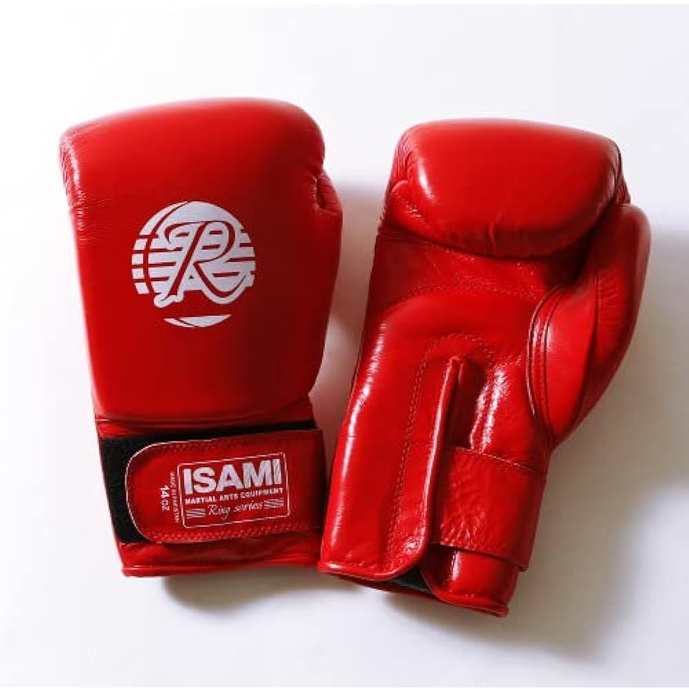 ISAMI Sparring Gloves RS RS-002 14oz ~ 16oz //Isami Boxing Gloves Genuine Leather Boxing Kickboxing