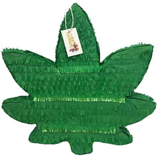 APINATA4U Hemp Leaf Pinata Marijuana Leaf Adult Party Favors Gag Gifts