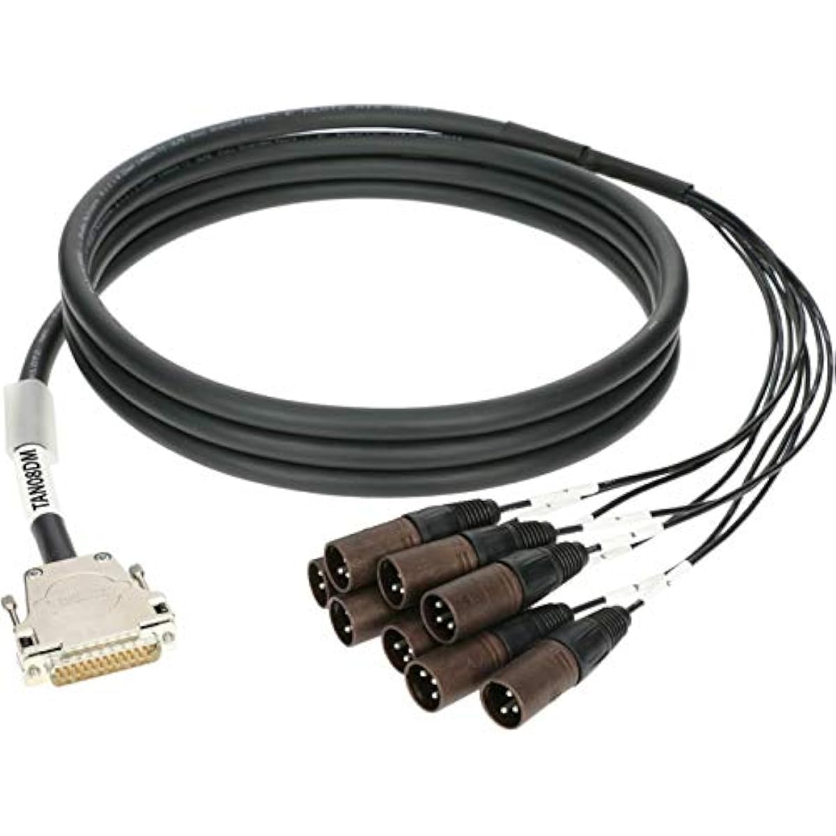 KLOTZ TAN08DM01.0 D-sub multi cable D-sub male 25pin / XLR male 3pin 8ch analog 1m/D-subXLR conversion/TASCAM pin assignment
