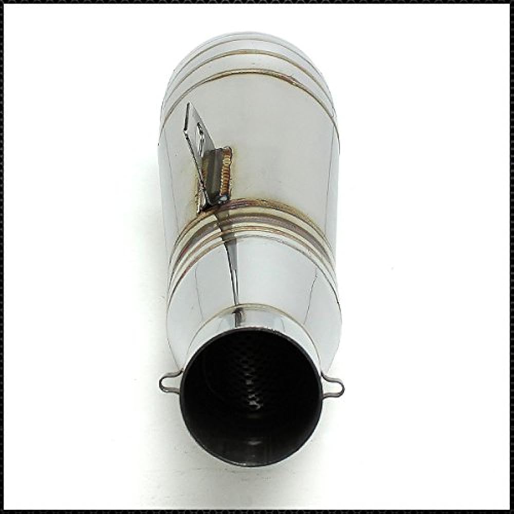 Conical GP Silencer 50.8mm General Slip-on Megaphone Sports Muffler Φ50.8 Stainless Steel