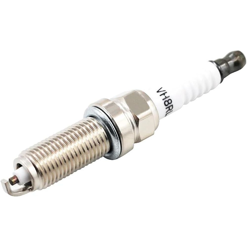 Motorcycle Ignition Spark Plug VH8RLC LKAR8A-9 LKAR8AI-9 LZKAR7A LZKAR7B VR5NC VR5NE Size 12*26.5*14 (Color : 4pcs Nickel alloy)