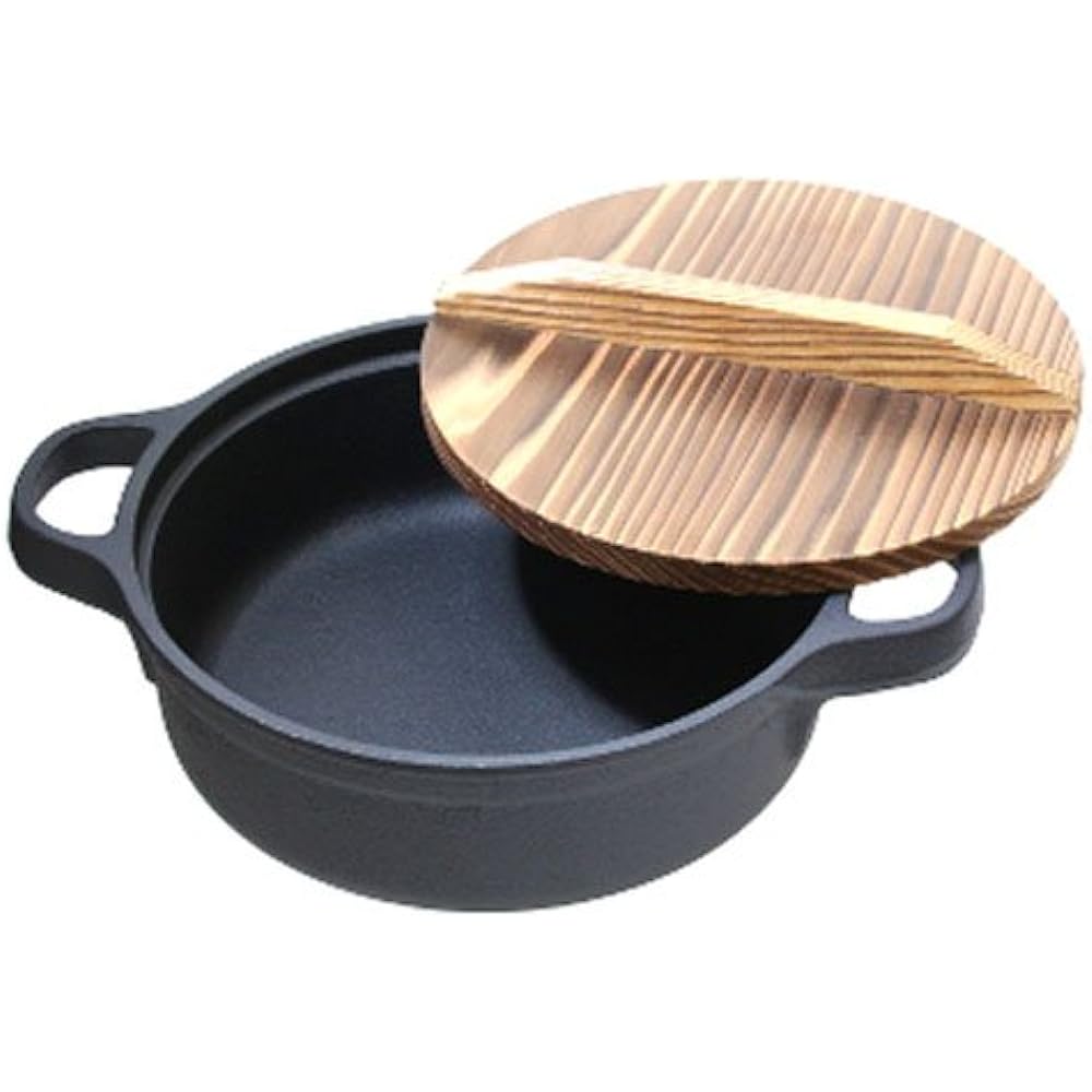 Oigen Nanbu Ironware Sukiyaki Gyoza Pot 26cm IH Compatible CA-4