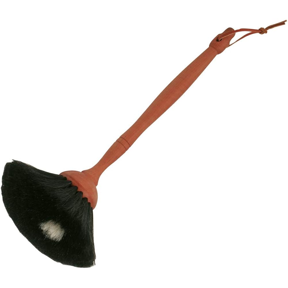 Redecker High-quality Goat Hair Dust Sweeper Black