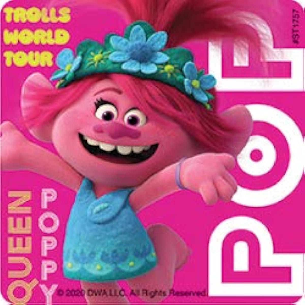 SmileMakers Trolls World Tour Stickers - Prizes and Giveaways - 100 per Pack