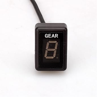 Speed Display Meter Motorcycle LCD Electronics 1-6 Level Gear Indicator Digital Gear Meter Aprilia Dorsoduro 750 2008-2015 RSV Thousand Thunder FI