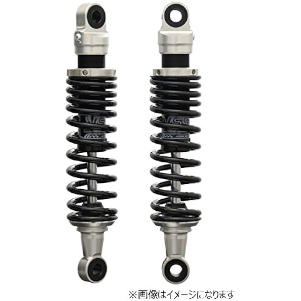 PMC Motorcycle Suspension YSS Twin Shock Model Rod Line ER-Series 302 300mm/11.8inc W650 Black 116-1300800