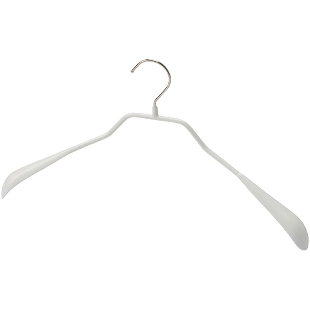 MAWA German Non-slip Mawa Hanger Men's Size Body Form 42L Set of 10 White