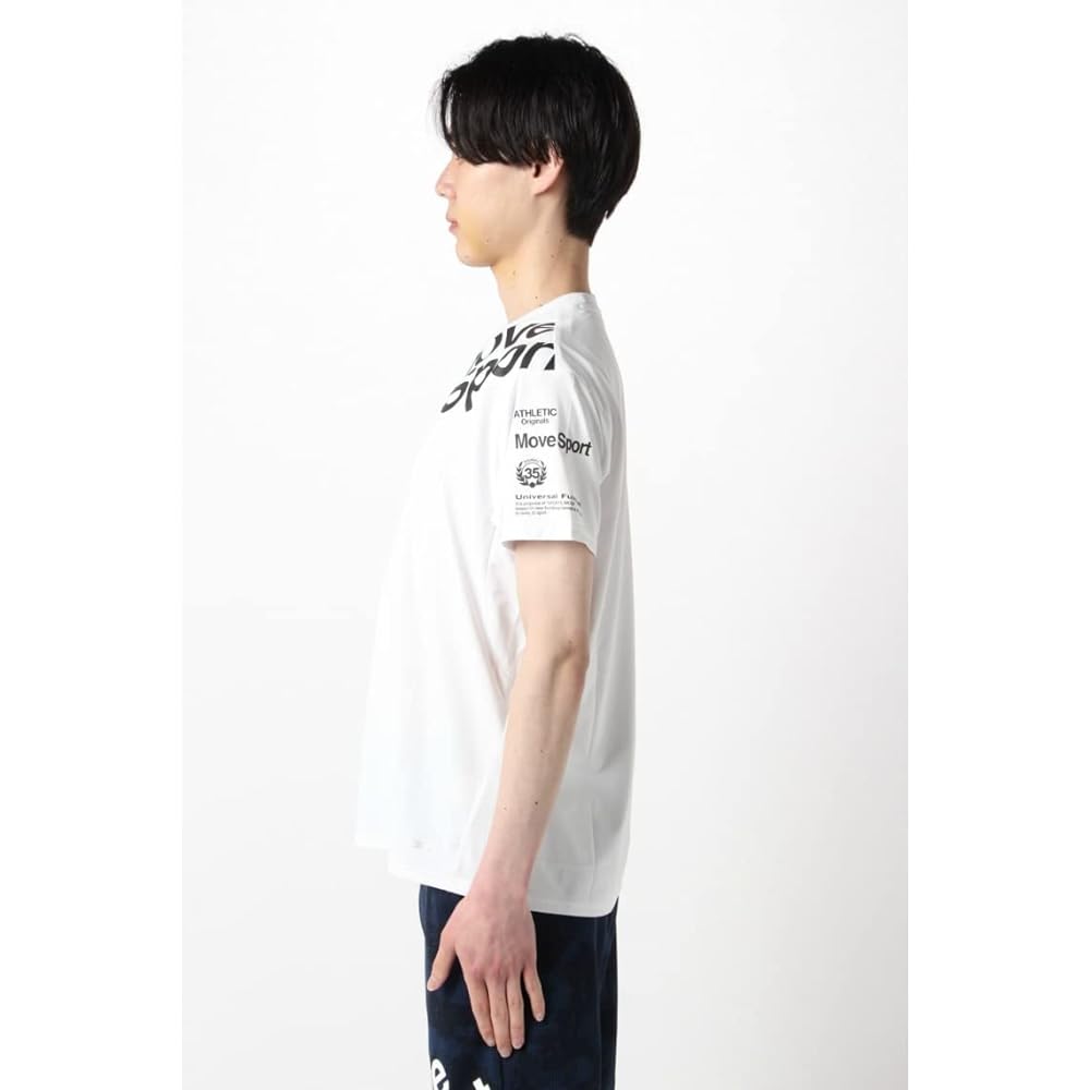 [DESCENTE] Short Sleeve Shirt T-Shirt Sweat Absorbent Quick Drying Stretch Coolist Training MOVESPORT Men's DMMTJA53