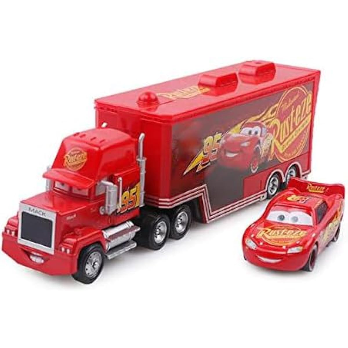 Toys Mack Uncle Truck 1:55 Diecast Model Vehicle (Red Uncle No.95)
