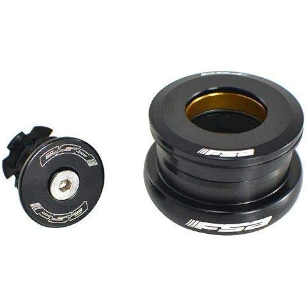 FSA 1/DX Pro-A 1-1/8 Inches to 1.5Inches Tapered Headset with Top Cap, XTE1666