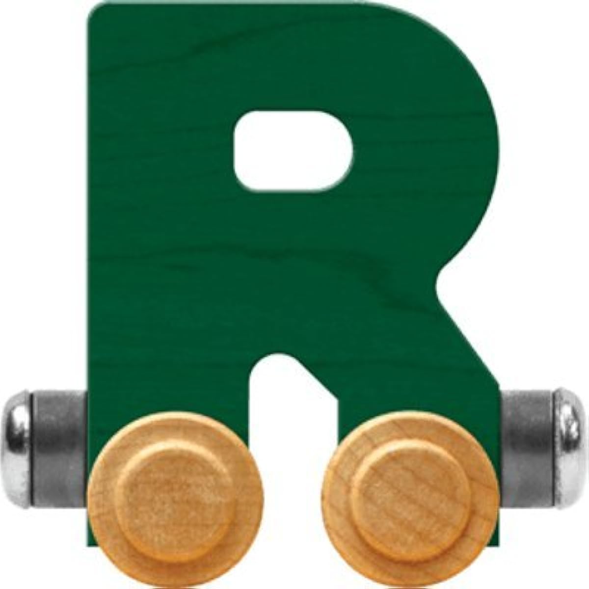 (Green) - NameTrain Bright Letter Car R - Made in USA (Green)
