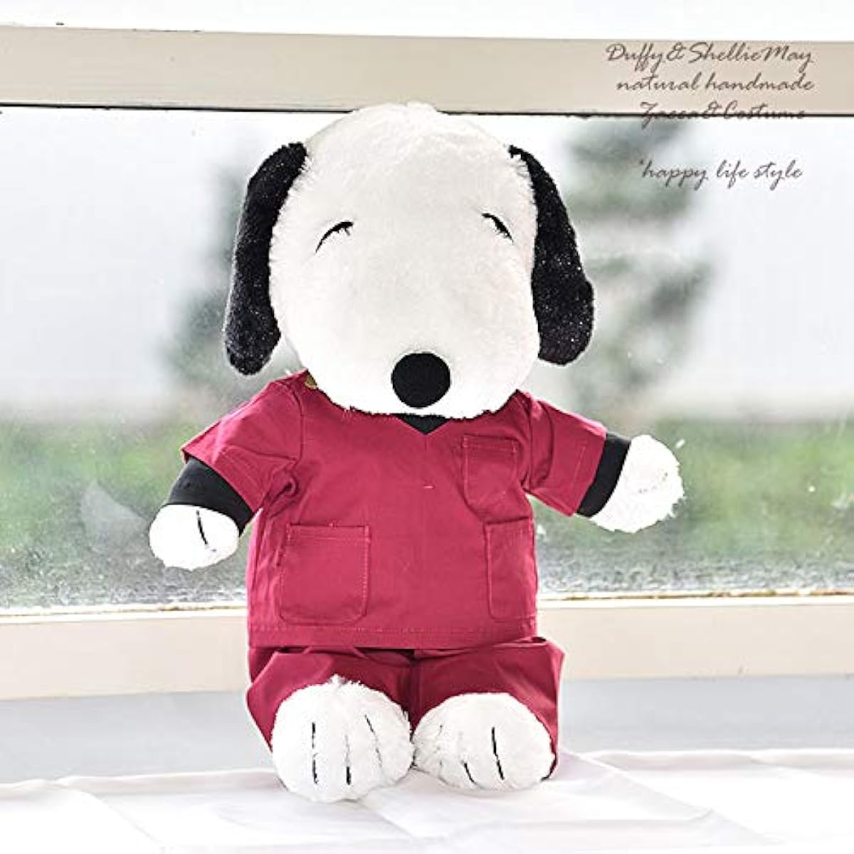 [Happy Life Style] Professional! Emergency Doctor Scrub Costume, Surgical Wear doctor-red-snoopy
