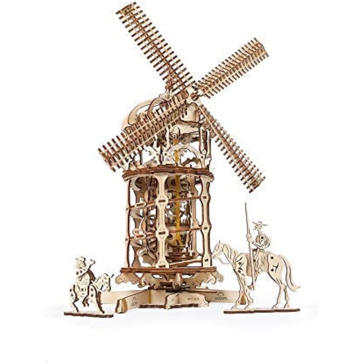 UGEARS Wooden 3D Model Tower Windmill Mechanical 3D Puzzle Assembly Gift Set Assembly Required