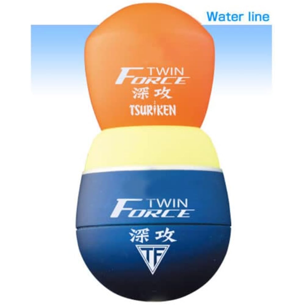 TSURIKEN Float Twin Force Deep Attack Orange 3B/-3B