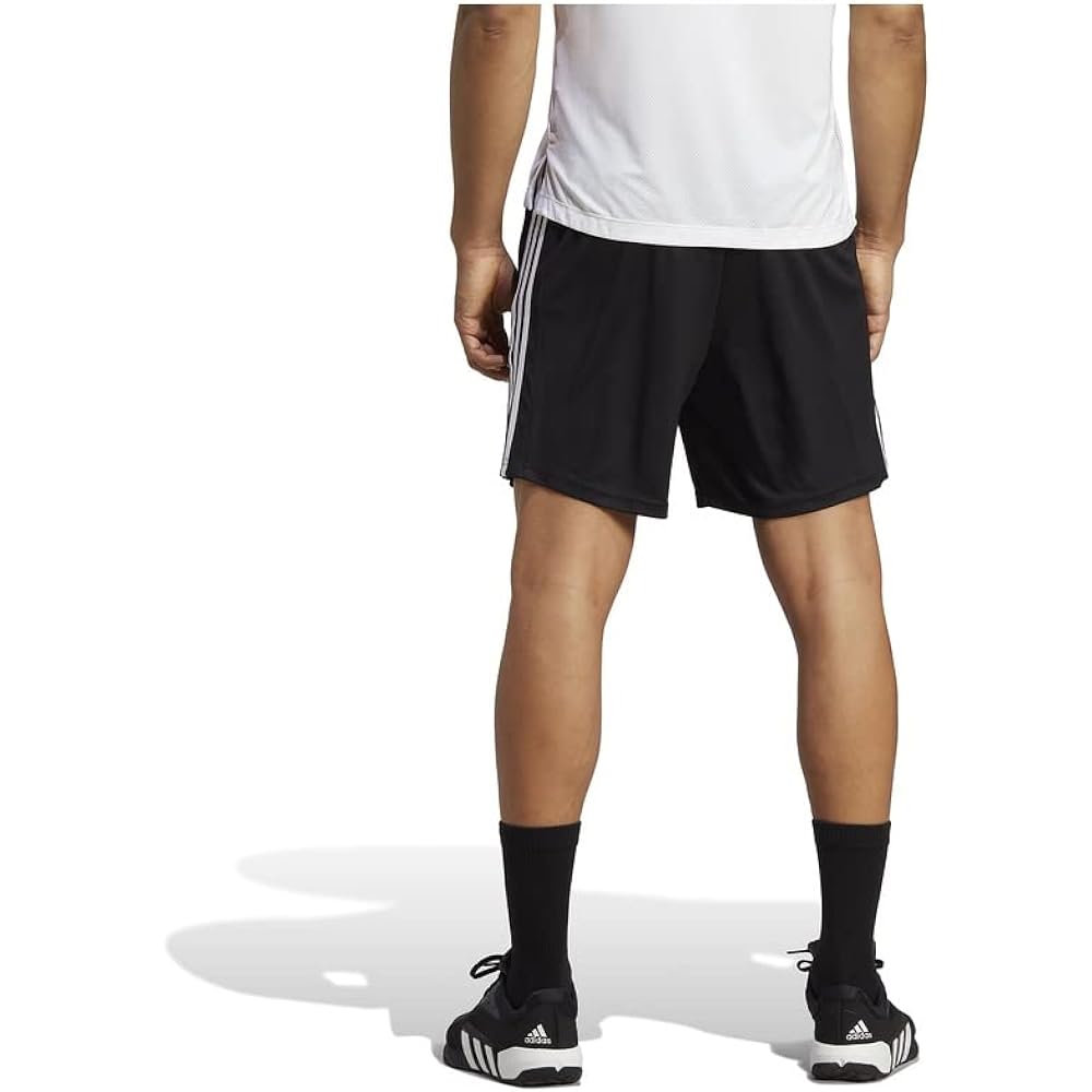 Adidas M9371 Men's Shorts Train Essentials Pique 3 Stripes Training Shorts