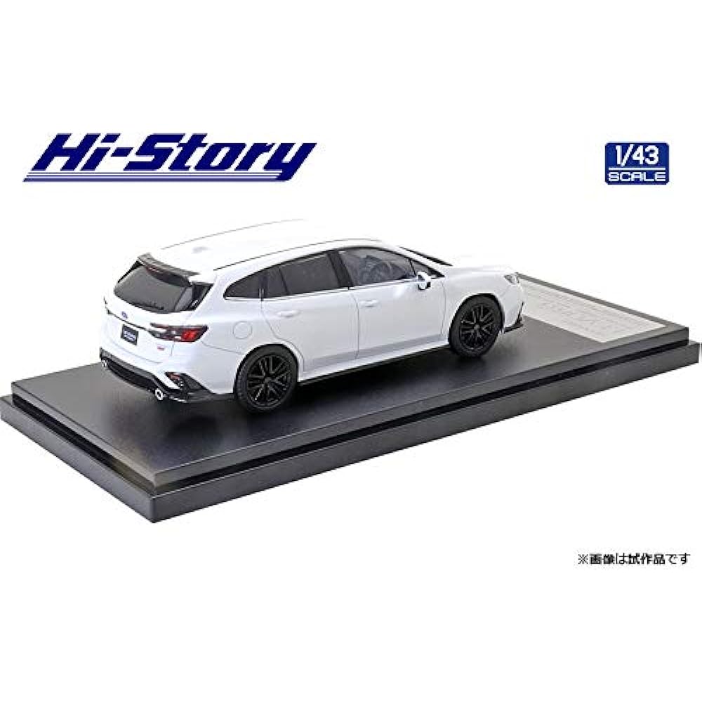 Hi Story 1/43 Subaru LEVORG STI Sport (2020) STI Sports Parts Crystal White Pearl Finished Product HS333WH