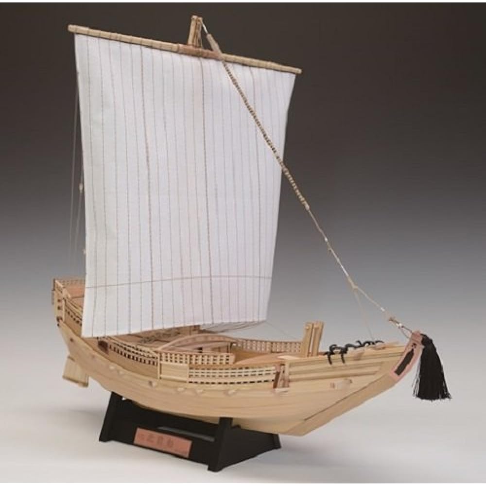 Woody Joe 1/72 Kitamaebune wooden sailing ship model assembly kit