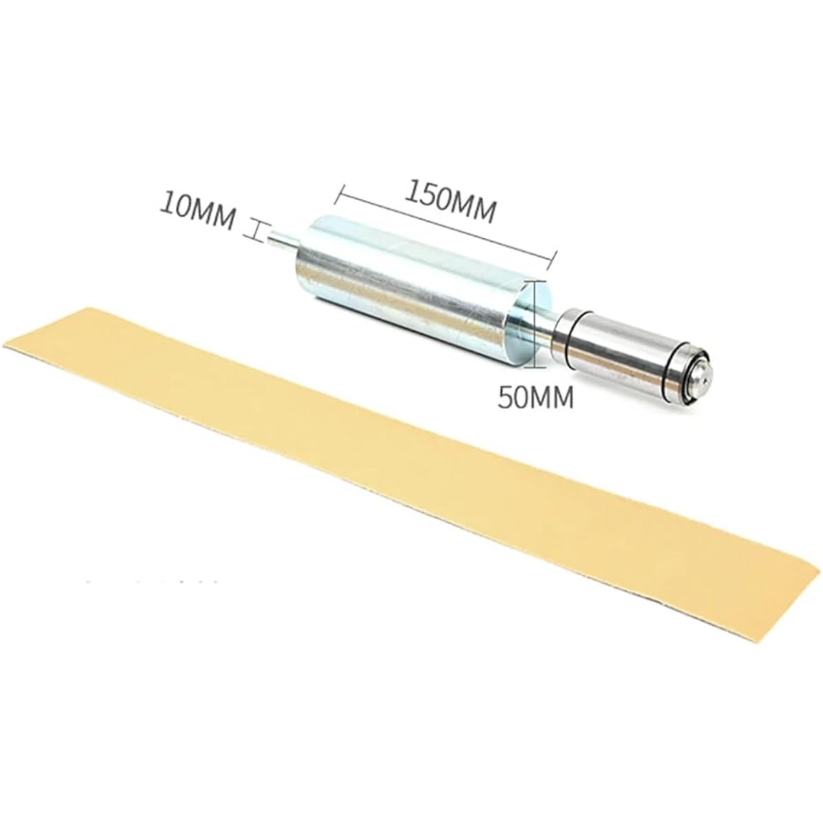 Jieotwice Aluminum Alloy Non-Powered Handeld Sanding Shaft Cylinder Bar Sanding Shape Fork Bakelite Guitar Musical Instrument Making Repair Tool