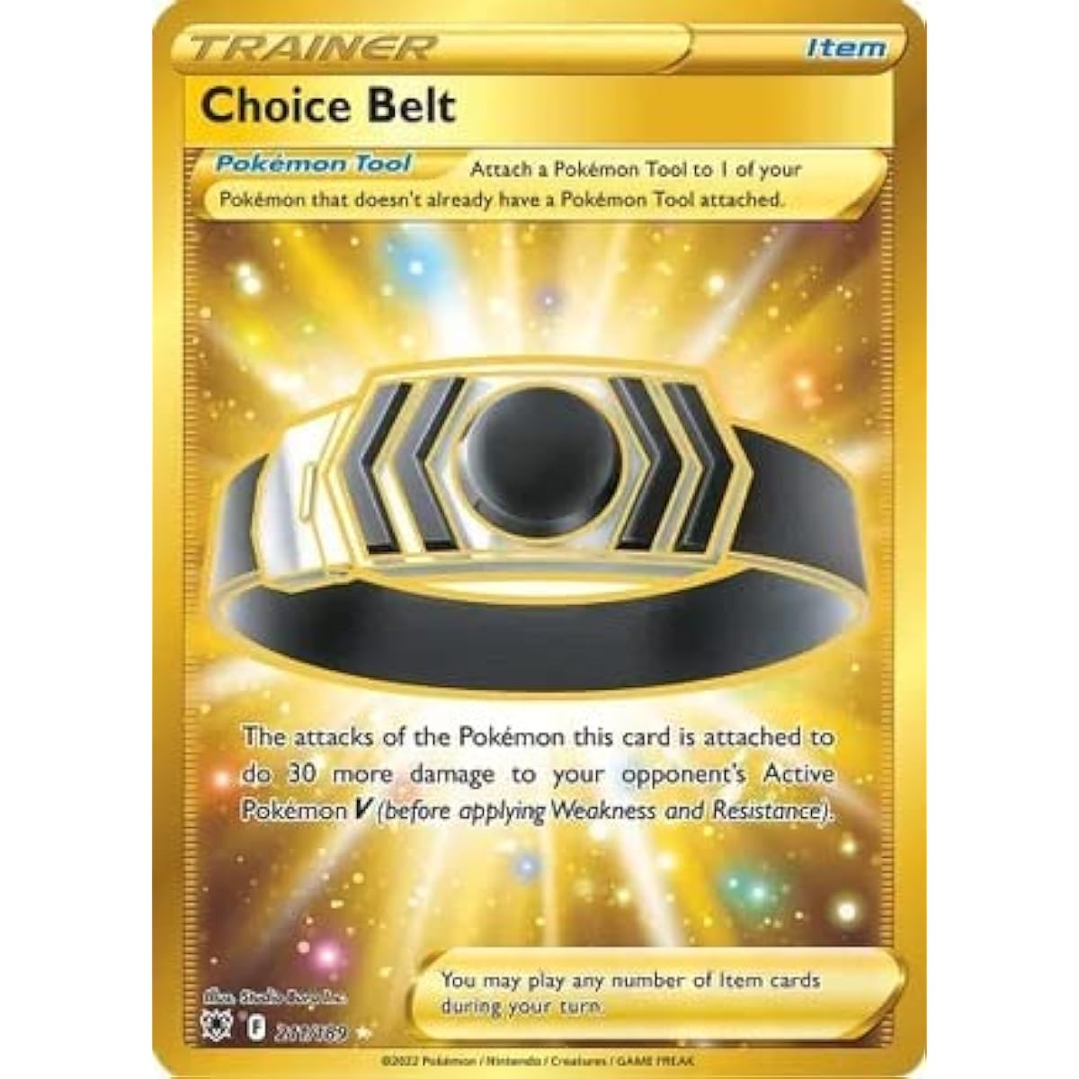 Choice Belt - 211/189 - Secret Rare - Sword & Shield - Astral Radiance