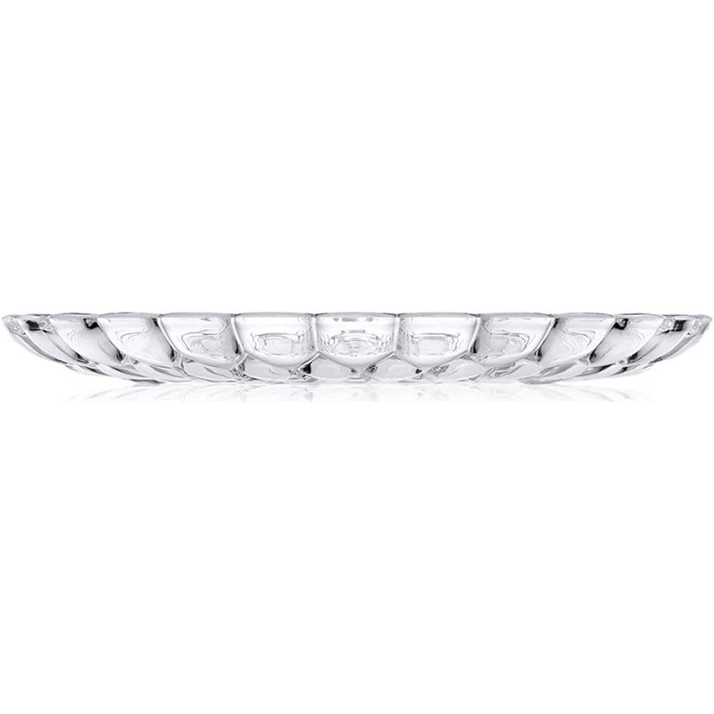 Kartell Medium Plate Crystal φ45/H3.5cm Jelly Plate SFAC-K1226-B4 [Authentic Product from Domestic Sole Distributor]