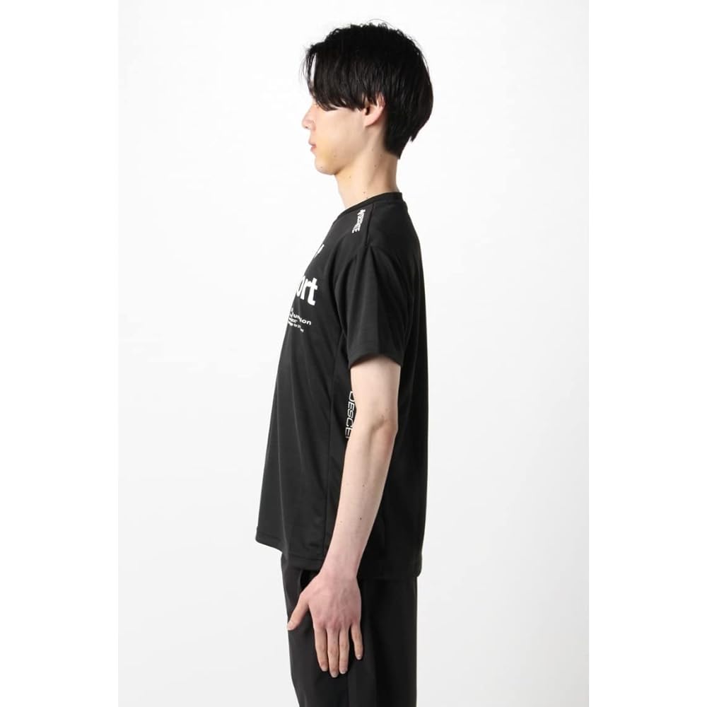 [DESCENTE] Short Sleeve Shirt T-Shirt Sunscreen Sweat Absorbent Quick Drying Stretch UV Protection Training MOVESPORT Men's DMMTJA51