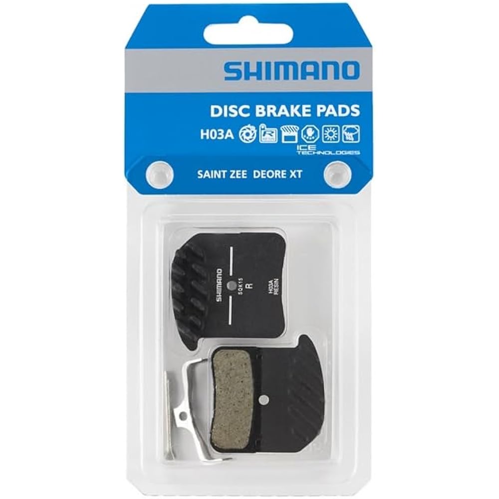 SHIMANO Disc Brake Pad H03A Resin with Fin EBPH03ARFA