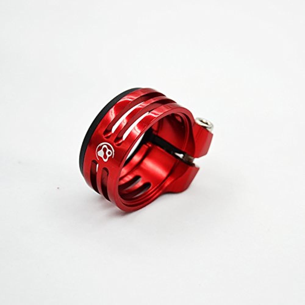 FOURIERS Seatpost Clamp Seat Clamp Red seatpost clamp red 31.8mm