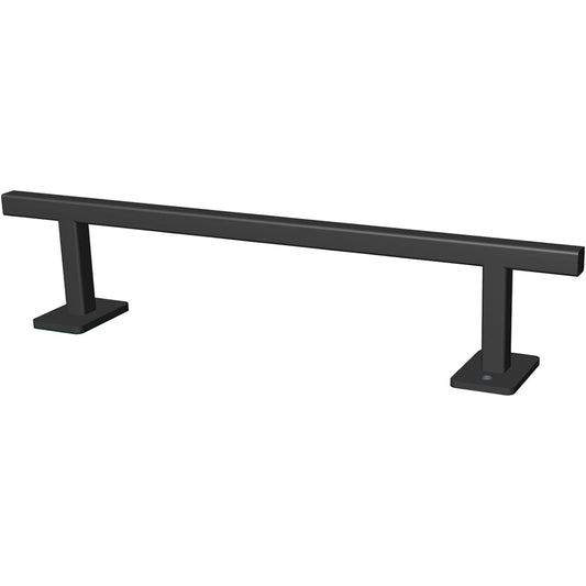 Metal Finger Skates Flat Rails Round Fingerboard Rails Square Fingerboard Rails Fingerboard Flat Rails Fingerboard Short Rails with Mat Black Non-Slip Paint Design Solid Steel Construction Square