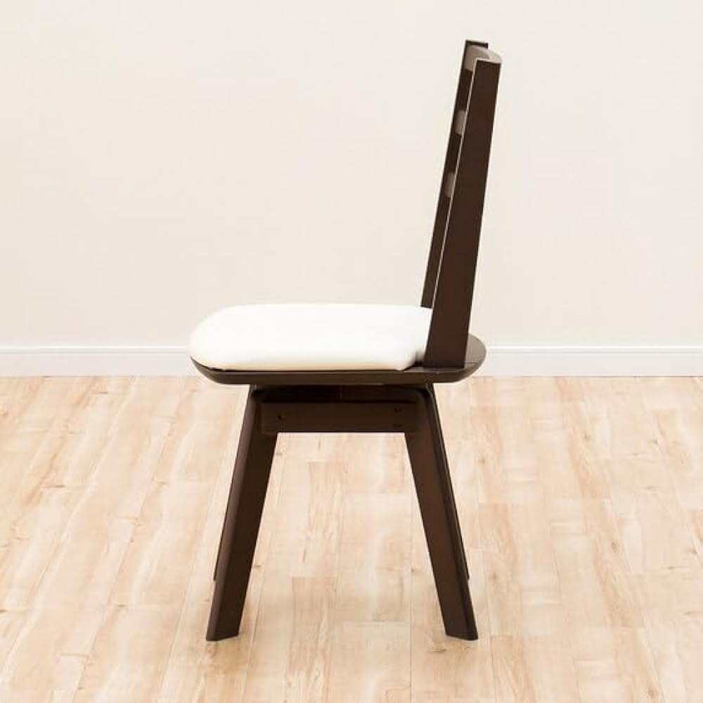 NITORI Rotating Dining Chair Ropia 2 DBR 4011981